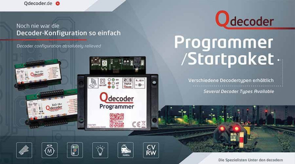 Startpaket Qdecoder mit 2 x ZA1-16+ deLuxe